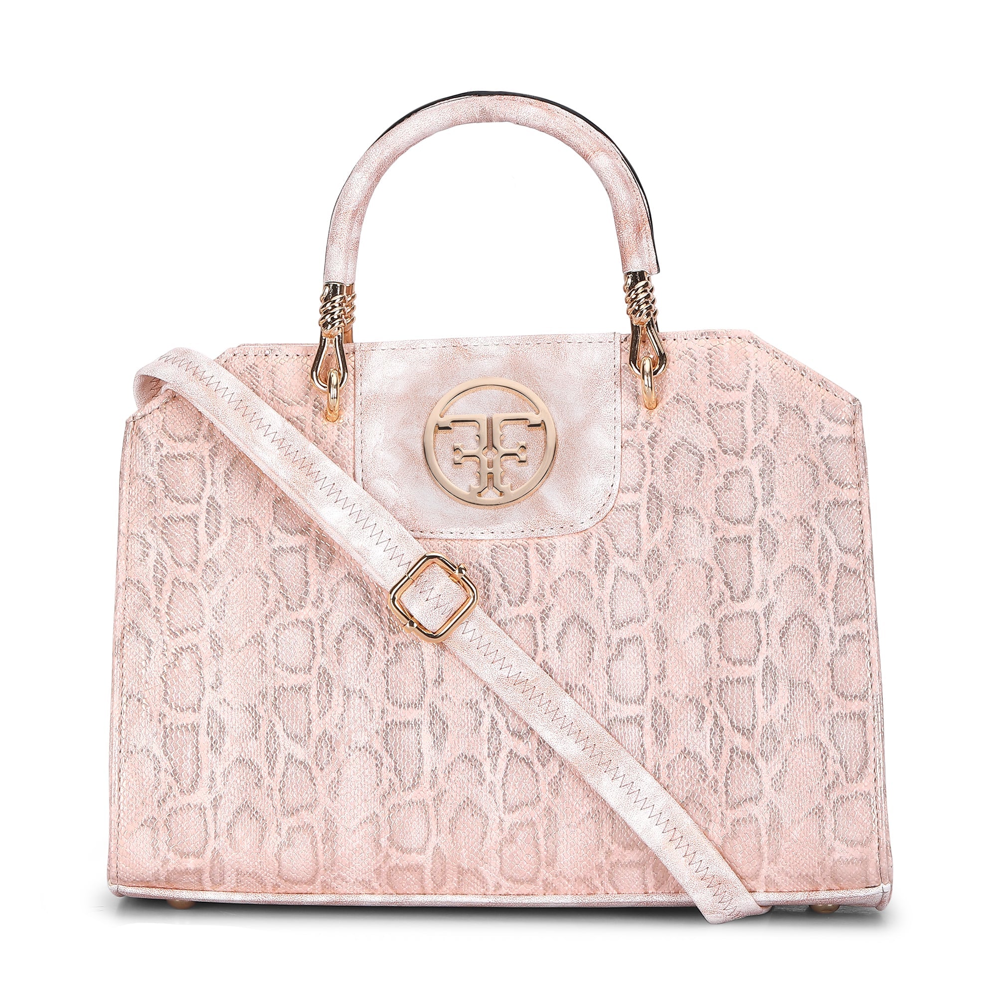 Classic Embossed Tote Bag Favo Italia