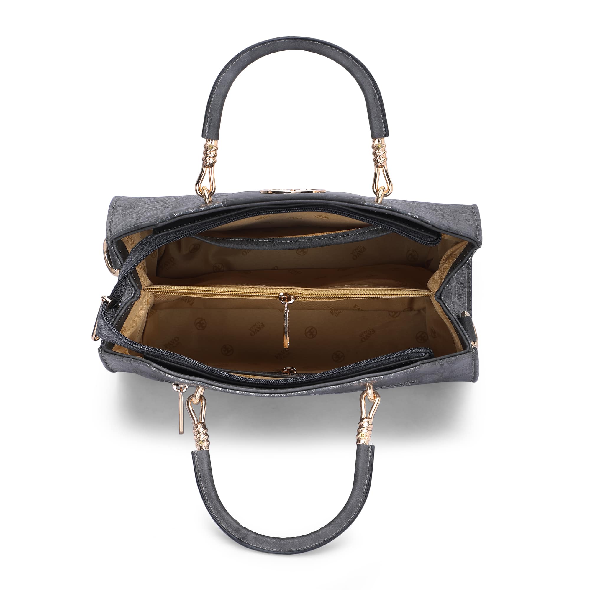 Classic Embossed Tote Bag Favo Italia