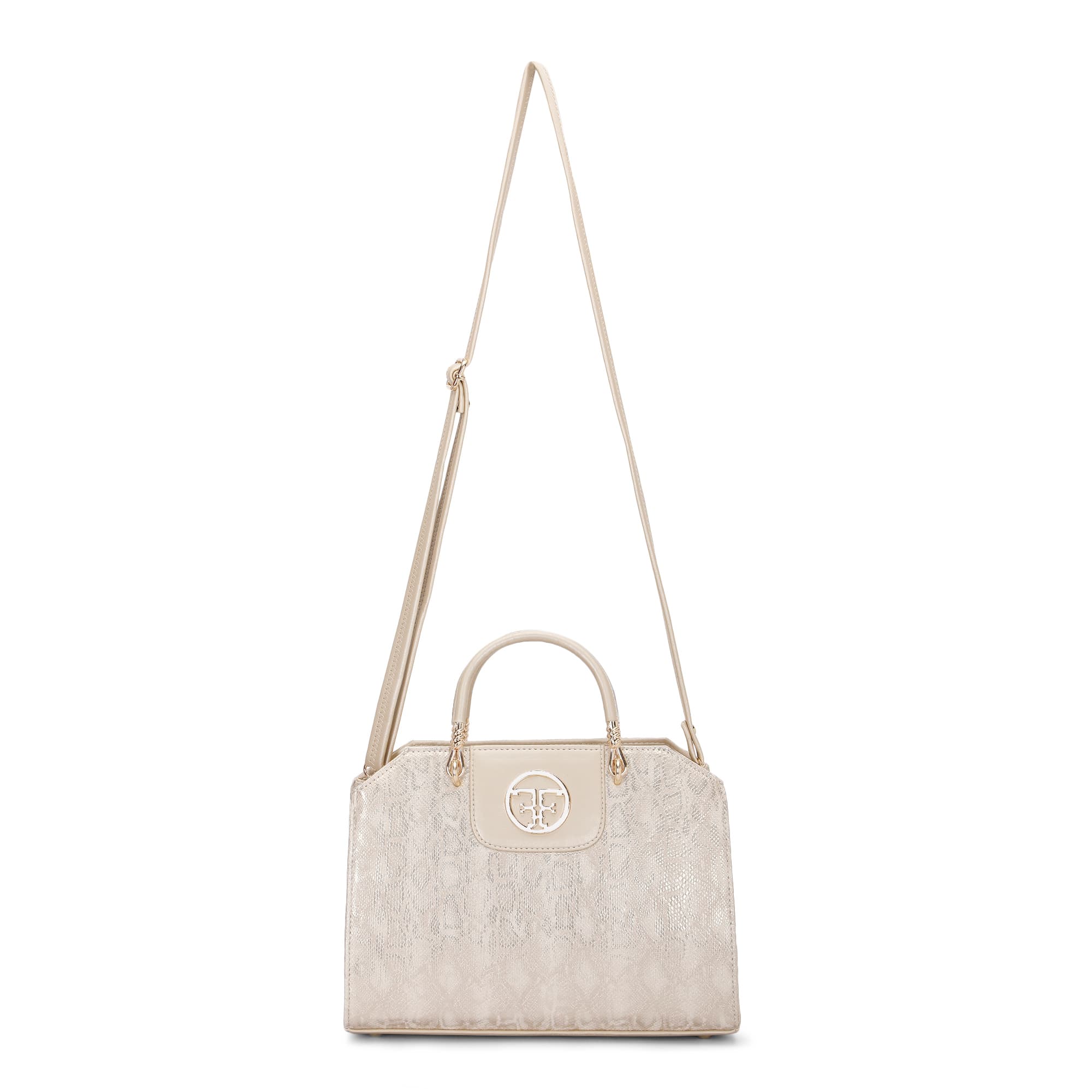 Classic Embossed Tote Bag Favo Italia