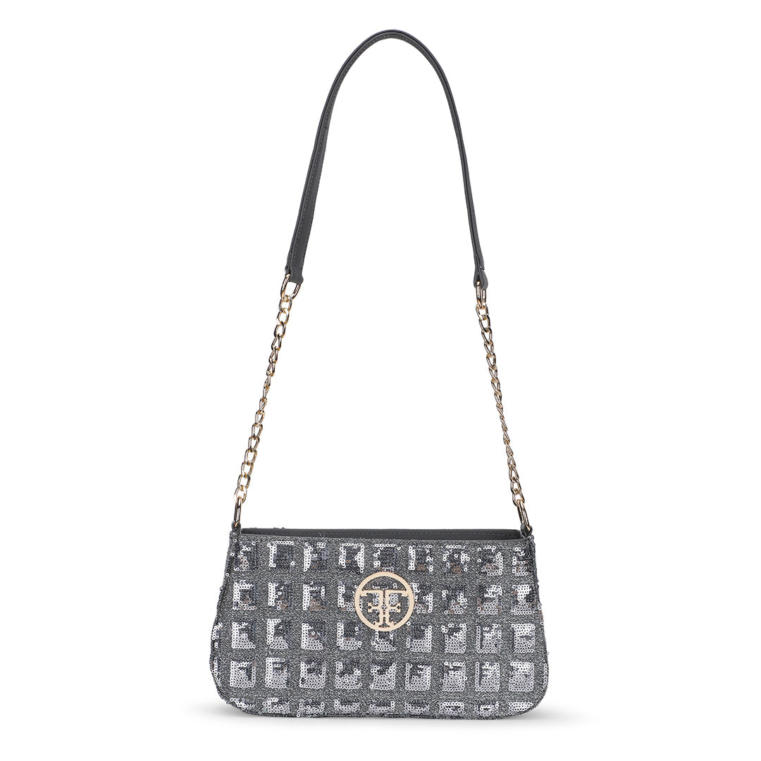 Borsa Glitterata Shoulder Strap Bag Favo Italia