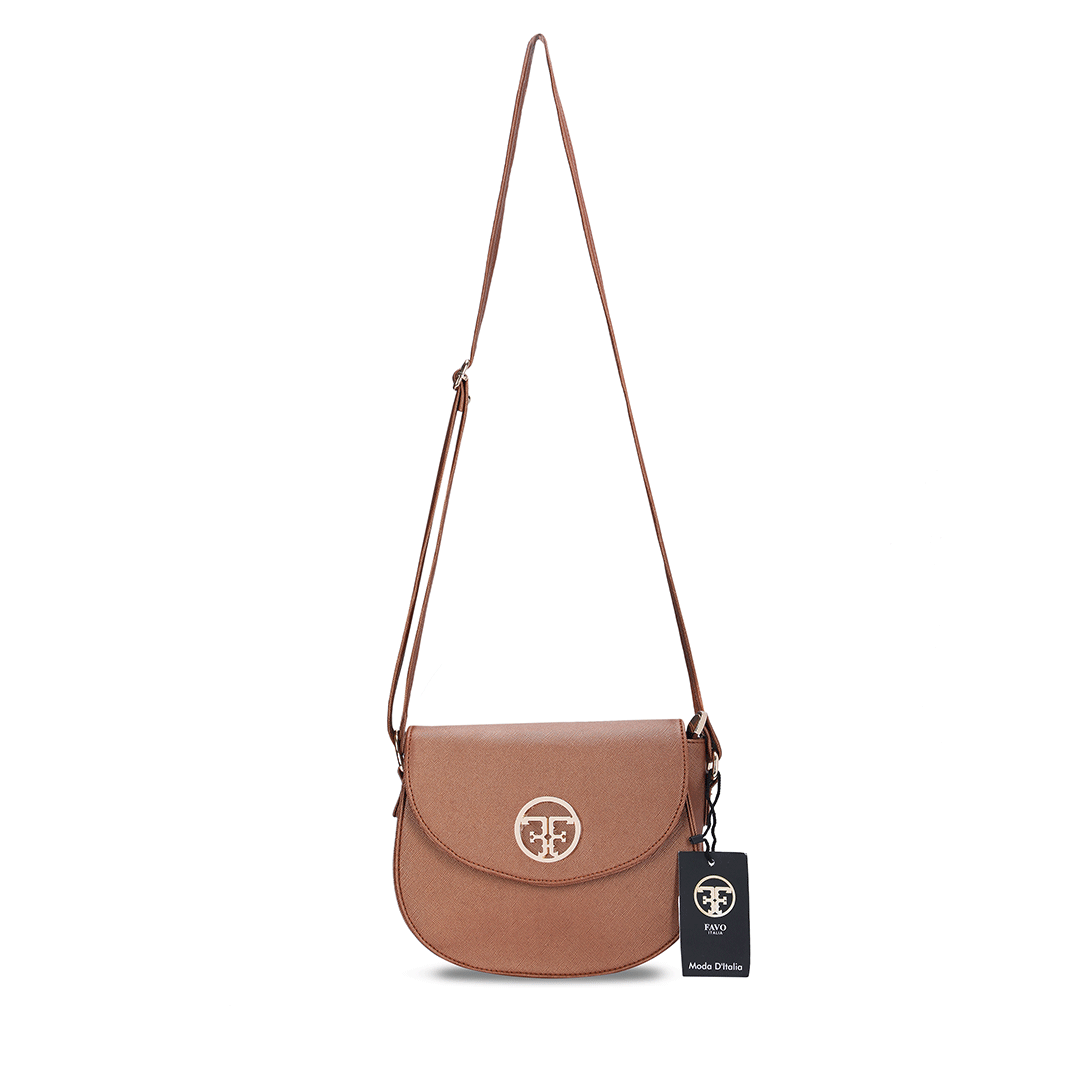 Trendy Round Sling Bag Favo Italia