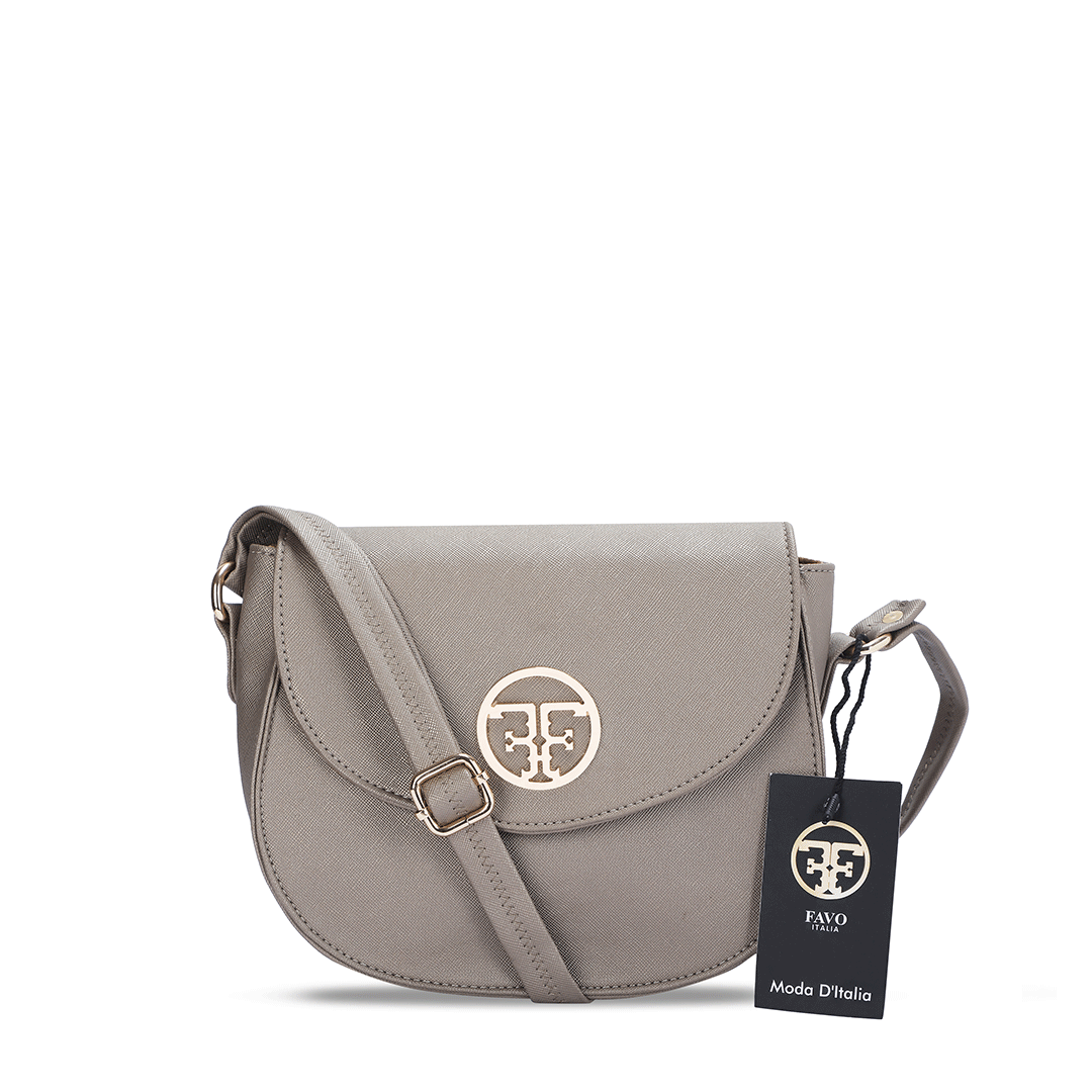 Trendy Round Sling Bag Favo Italia