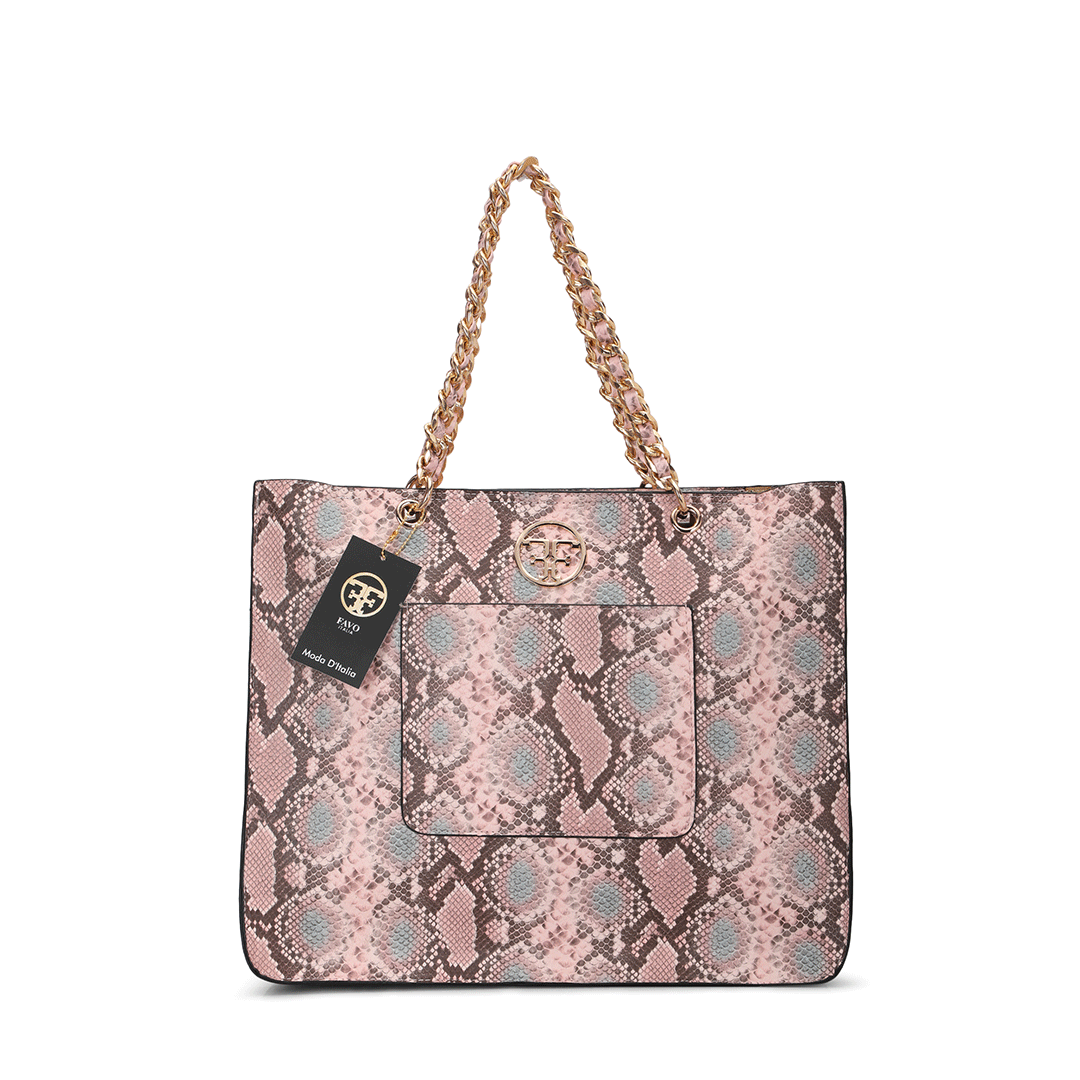 Designer Patterned Shoulder Bag Favo Italia