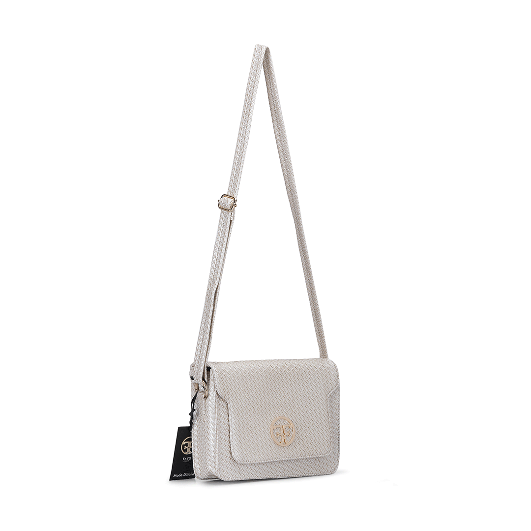 Coral Texture Crossbody Bag Favo Italia