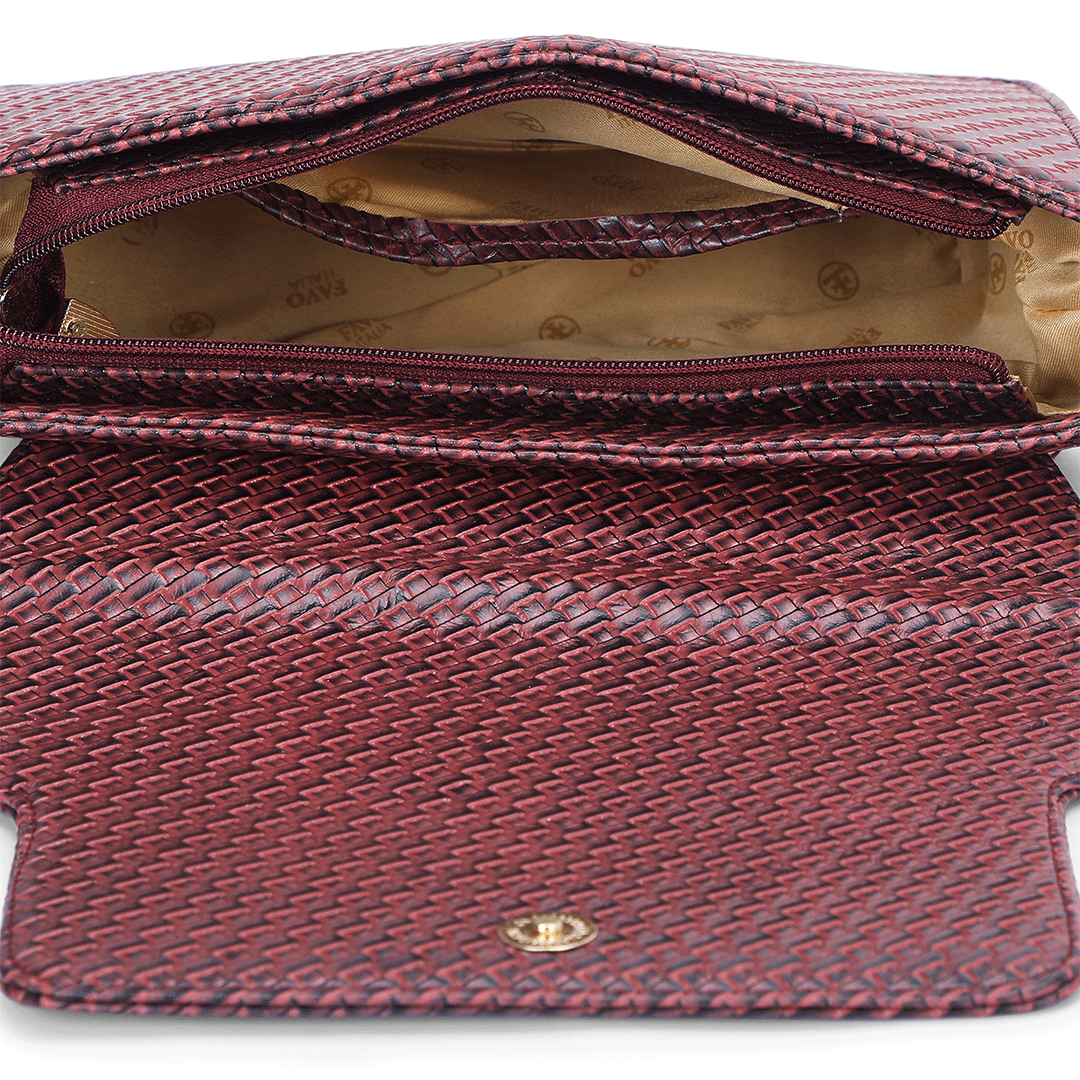 Coral Texture Crossbody Bag Favo Italia