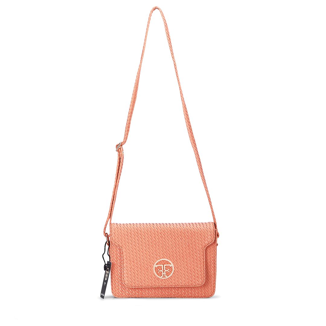 Coral Texture Crossbody Bag Favo Italia