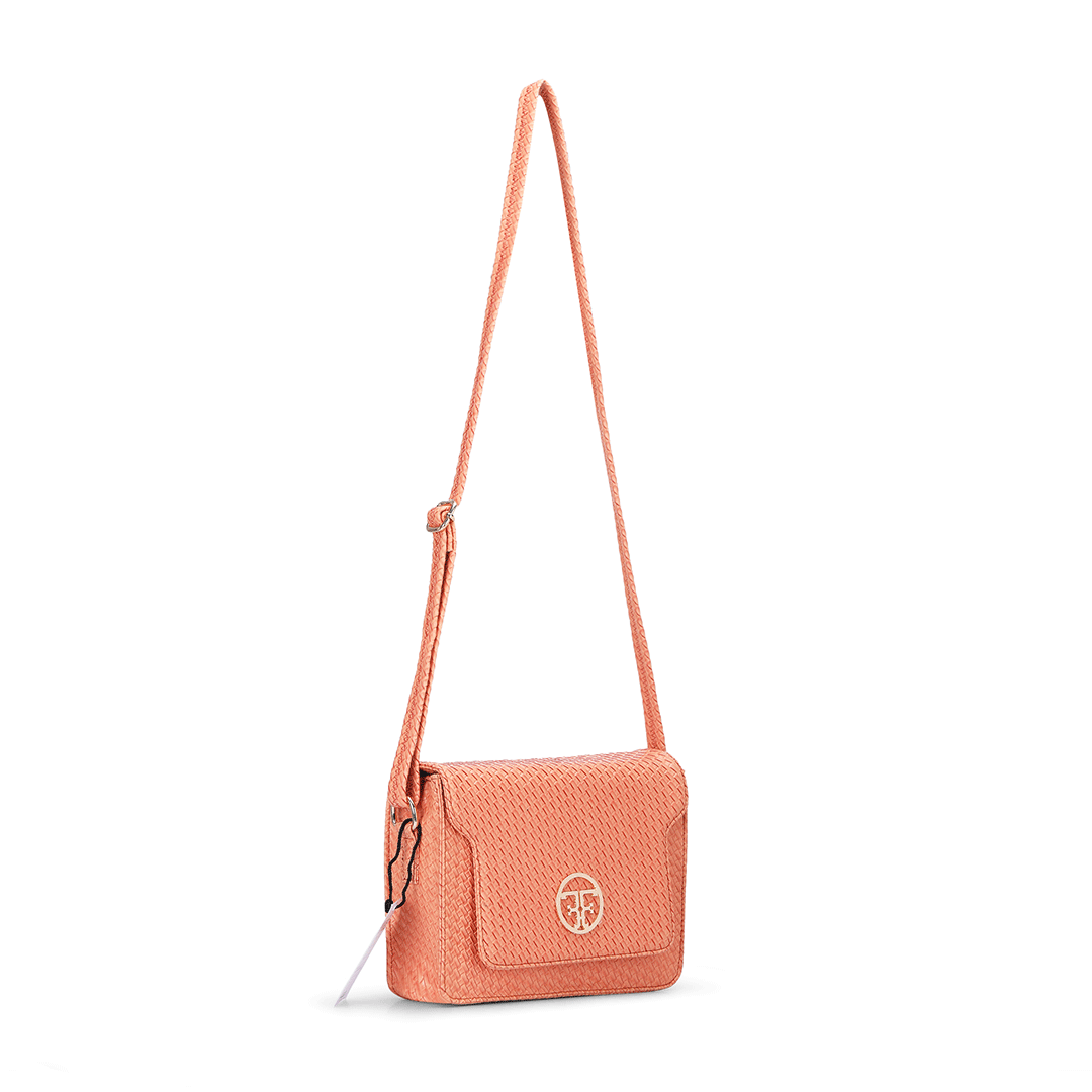 Coral Texture Crossbody Bag Favo Italia