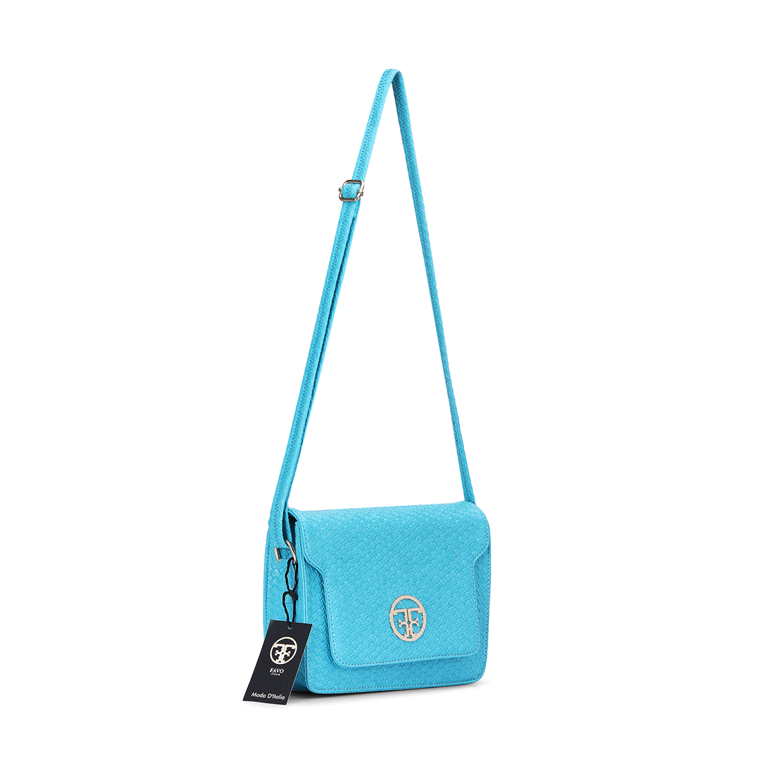 Coral Texture Crossbody Bag Favo Italia