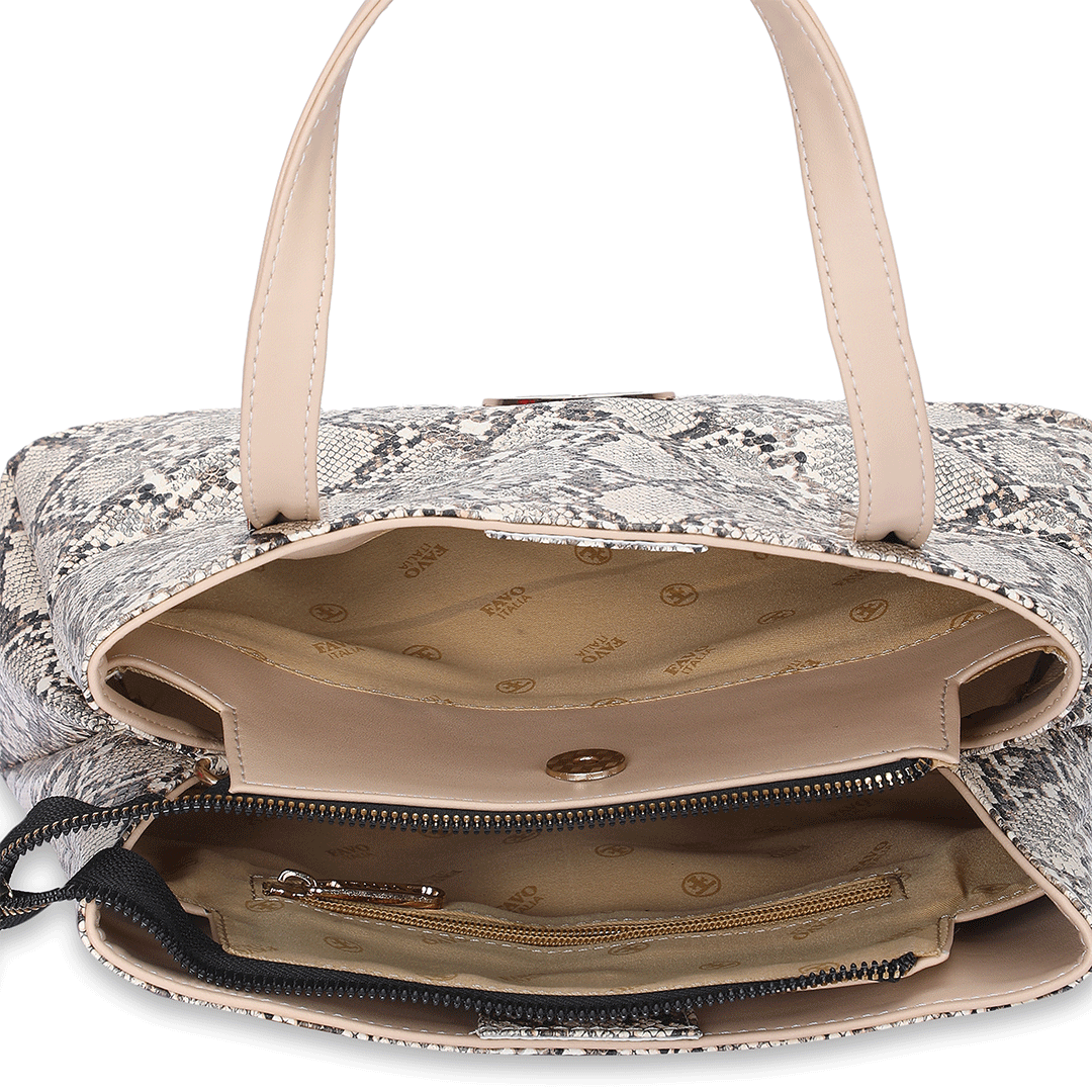 Modern Textured Tote Bag Favo Italia