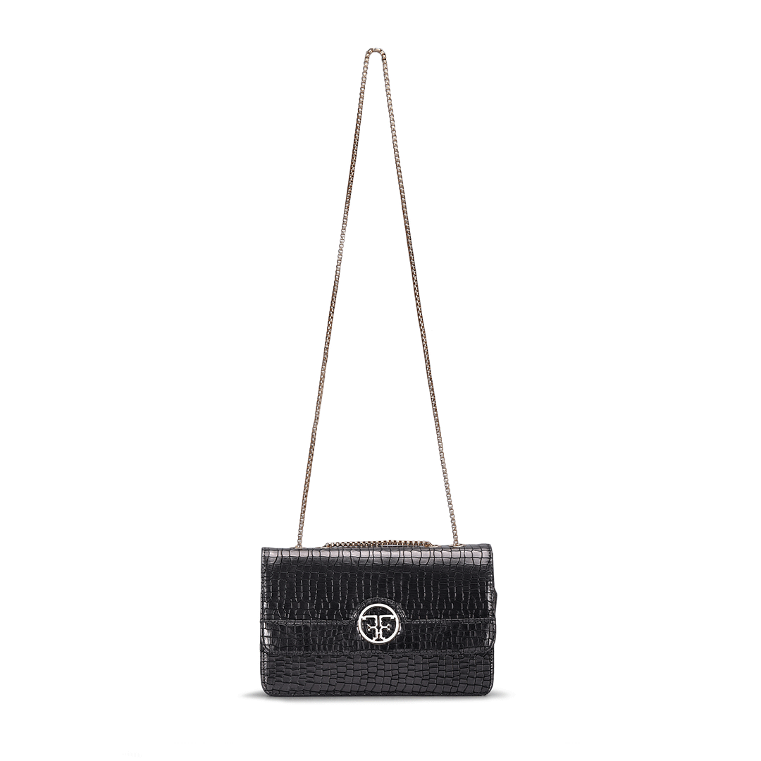 Sleek Chain Shoulder Bag Favo Italia