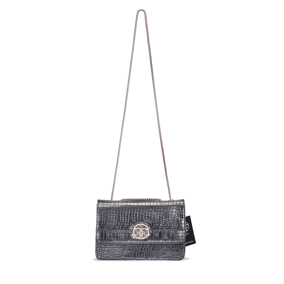 Sleek Chain Shoulder Bag Favo Italia