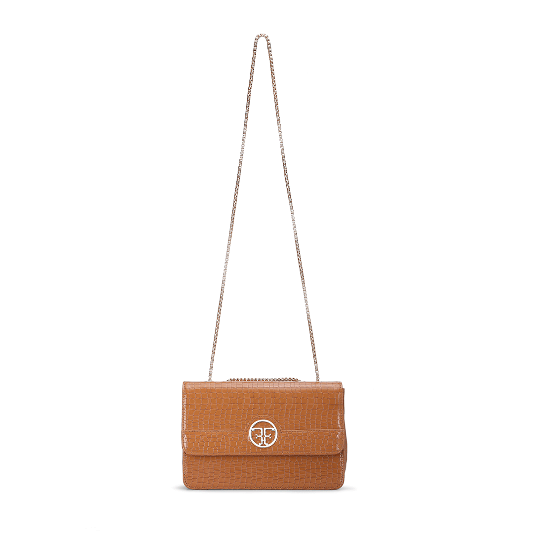 Sleek Chain Shoulder Bag Favo Italia