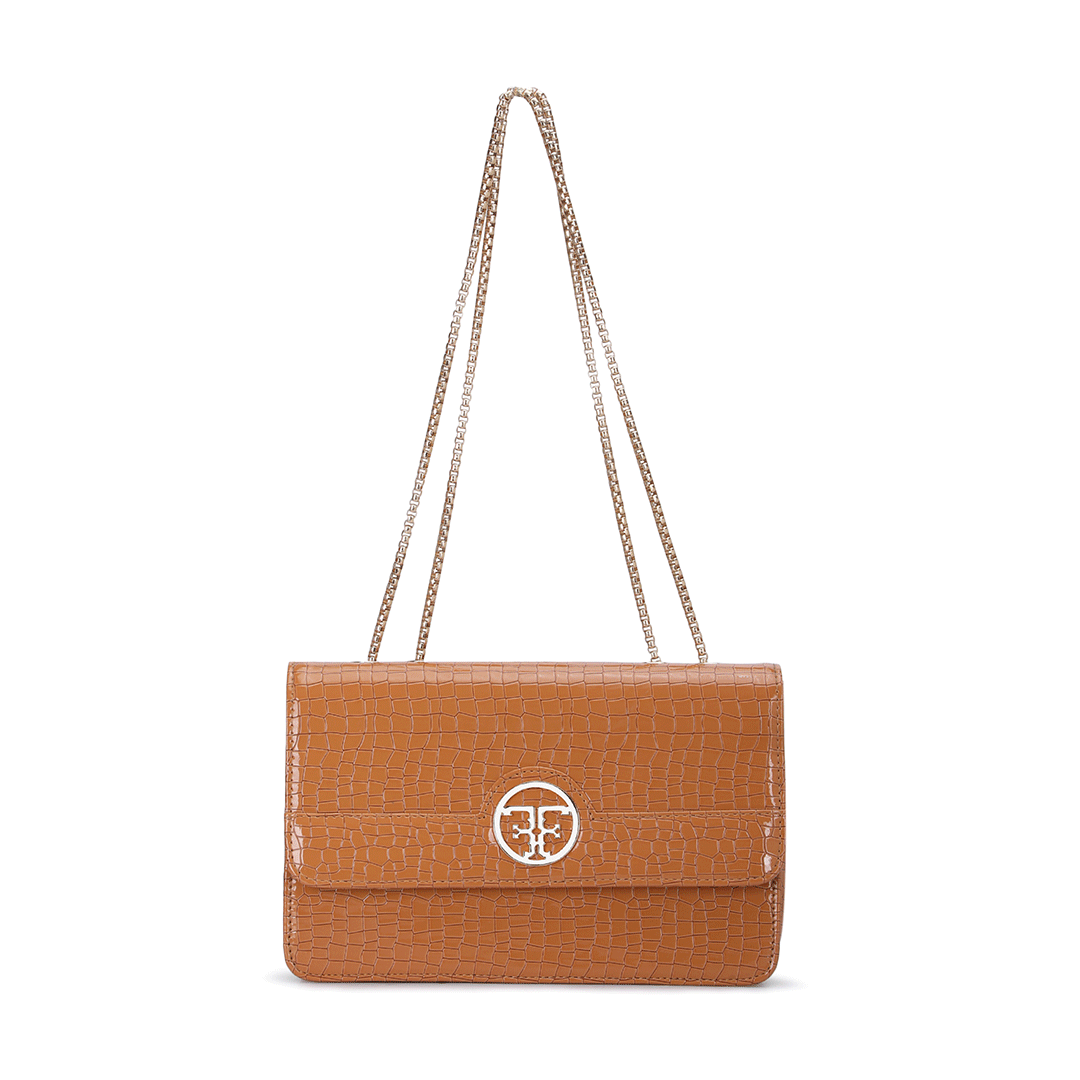 Sleek Chain Shoulder Bag Favo Italia