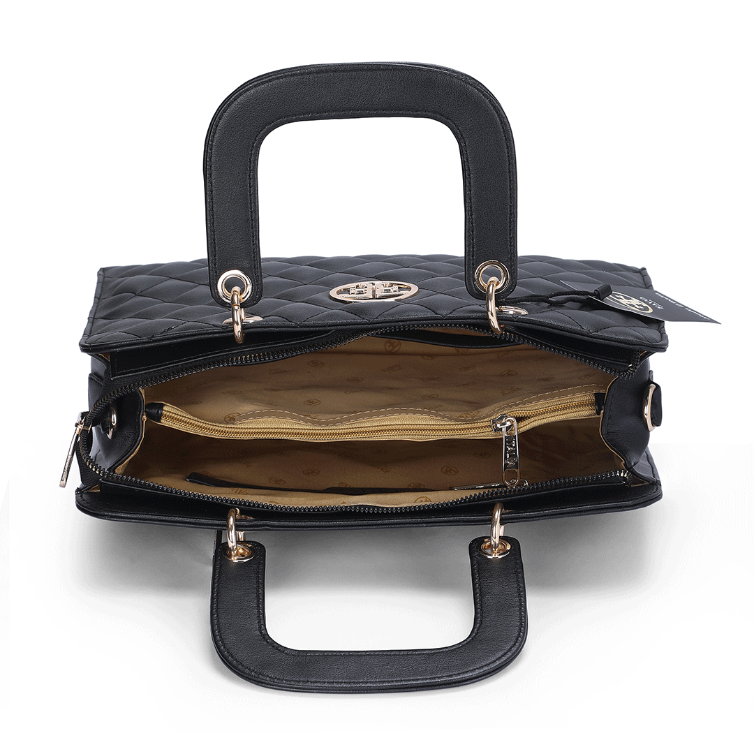 Quilted Tech Tote Bag Favo Italia