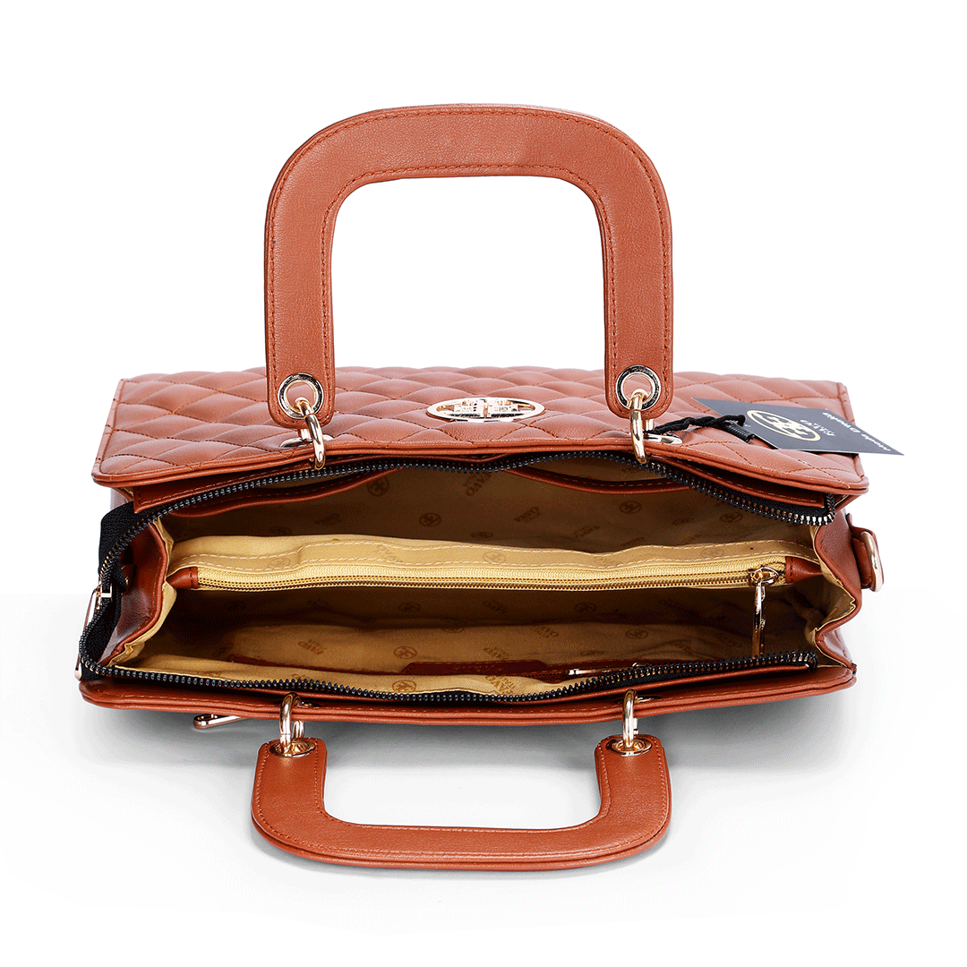 Quilted Tech Tote Bag Favo Italia