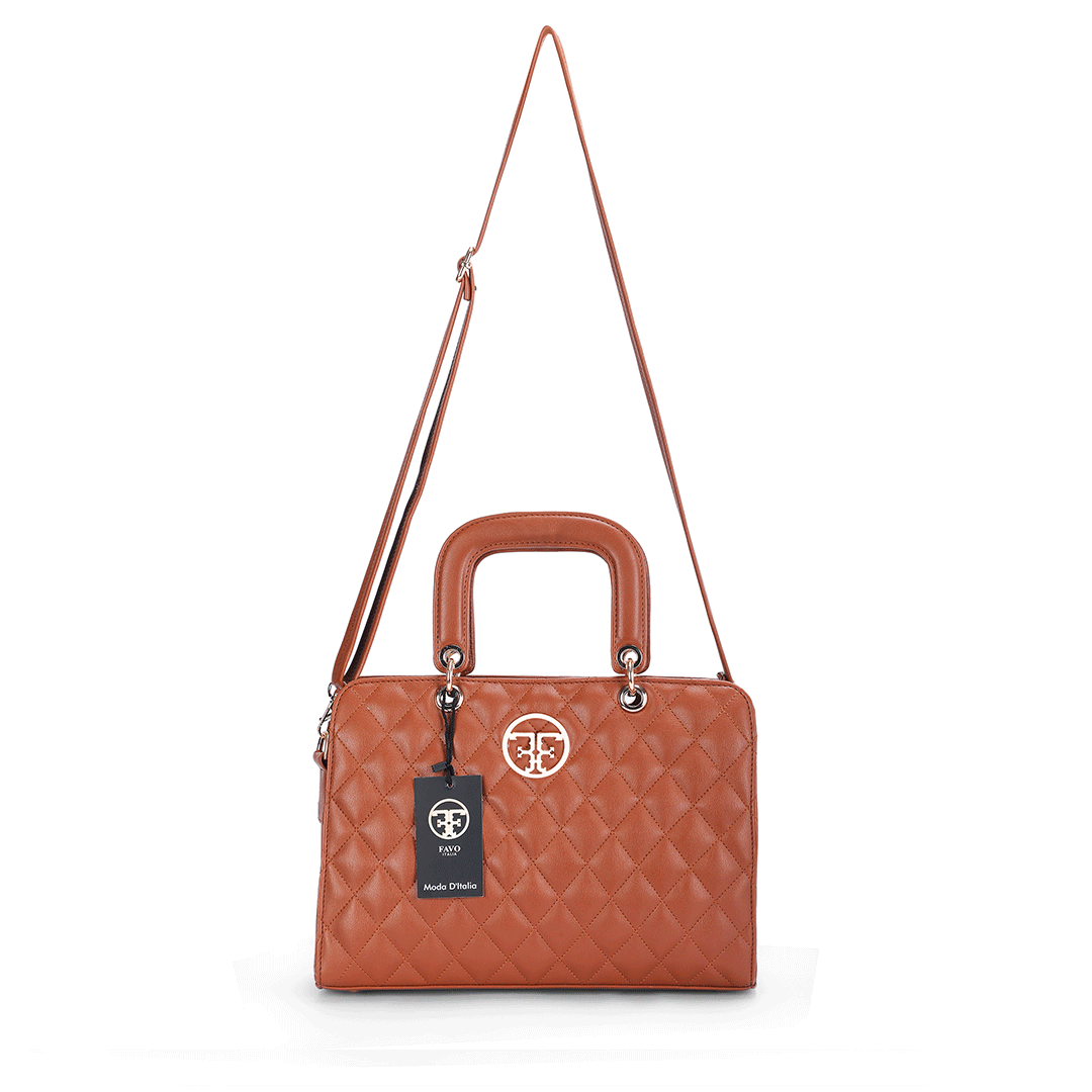 Quilted Tech Tote Bag Favo Italia