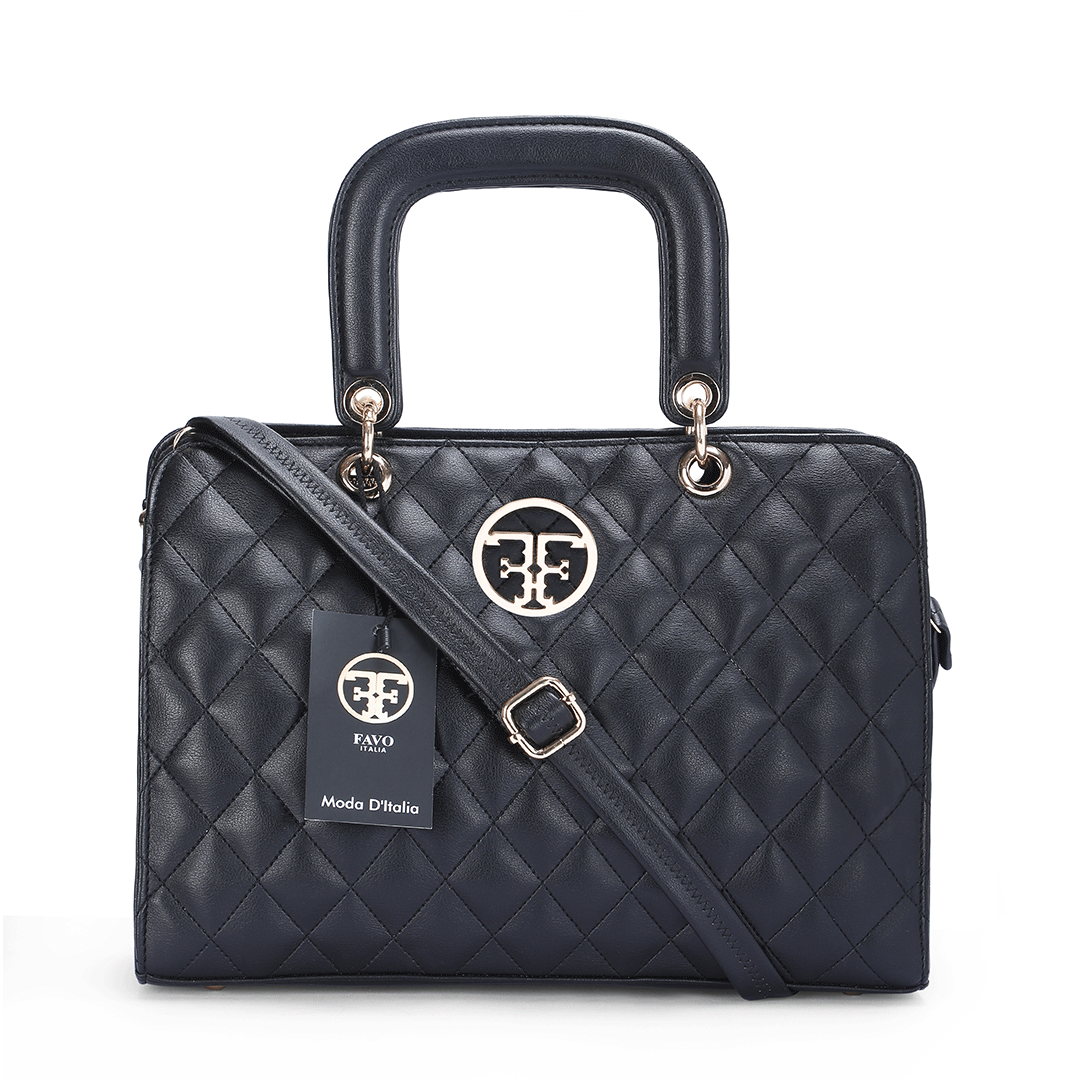 Quilted Tech Tote Bag Favo Italia