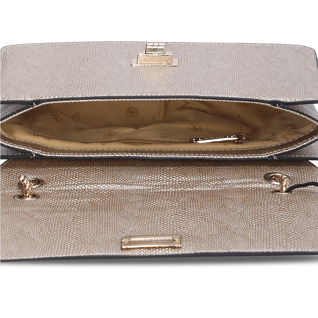 Glam Buckle Shoulder Bag Favo Italia