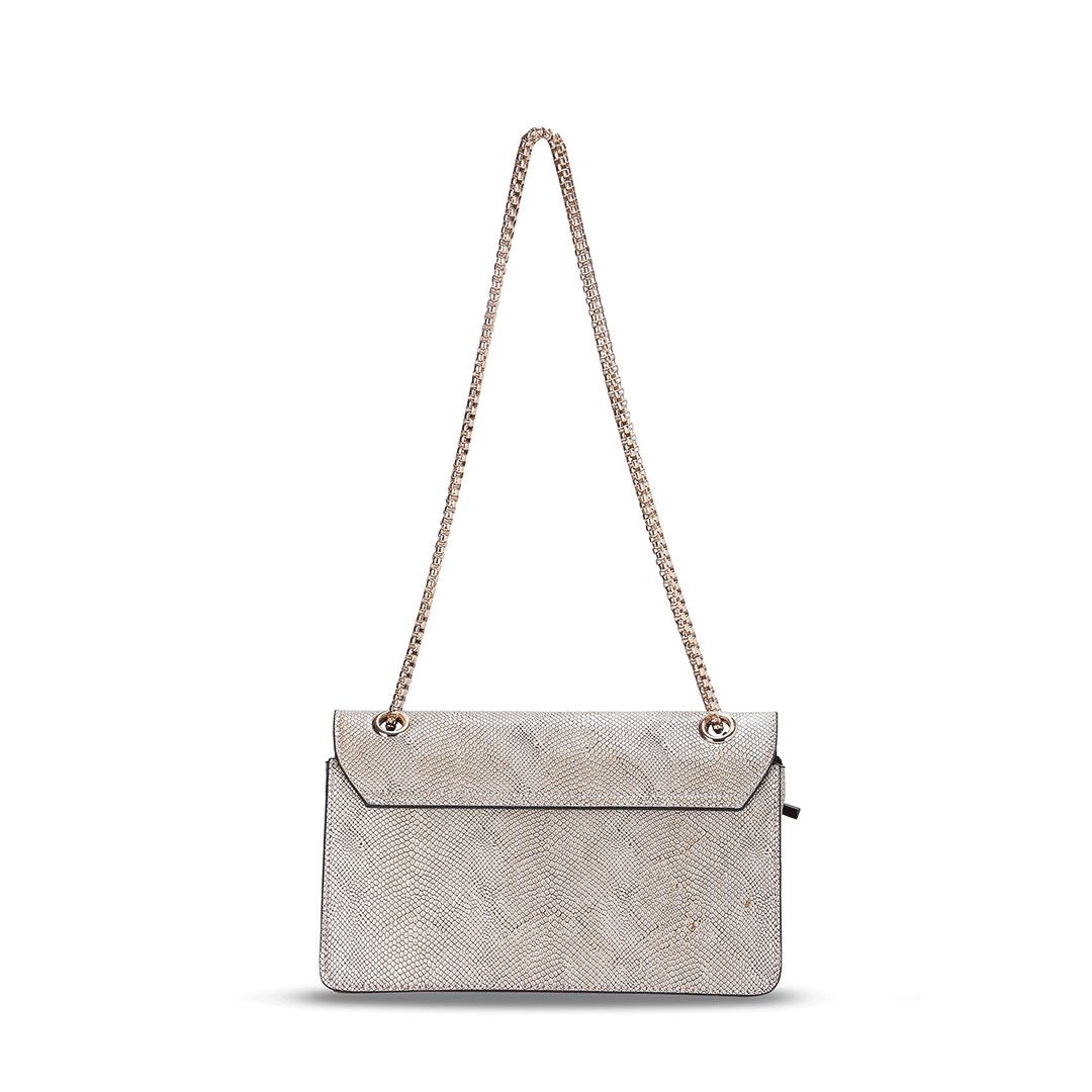 Glam Buckle Shoulder Bag Favo Italia