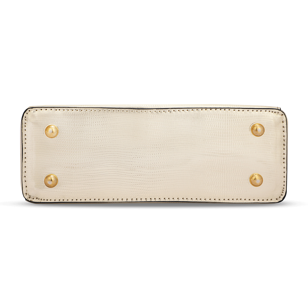 Avant-Garde Bucket Handbag Favo Italia