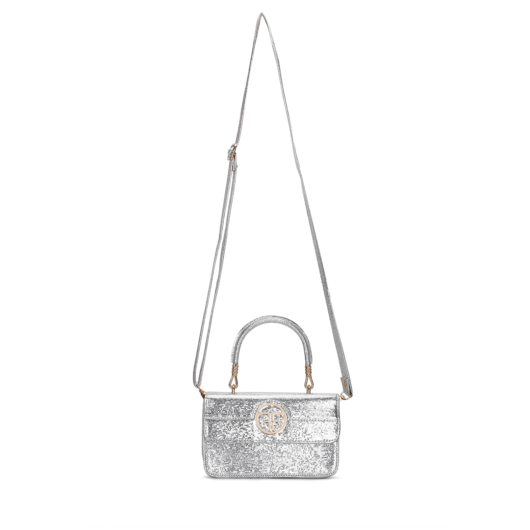 Small Croco Luxe Handle Bag Favo Italia