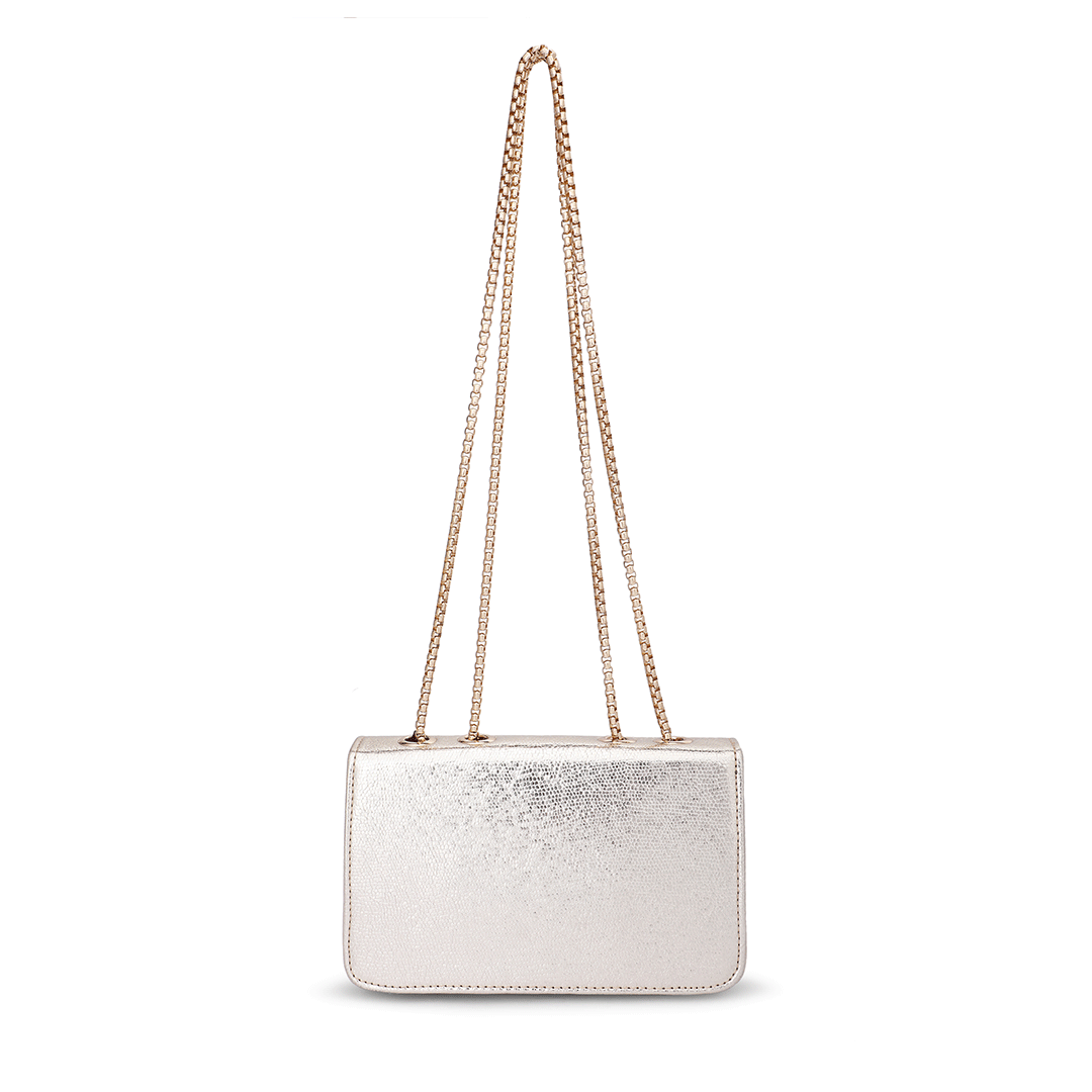 Compact Croco Sling Bag Favo Italia